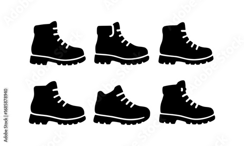 Silhouette hiking boots collection for outdoor adventure and fashion design