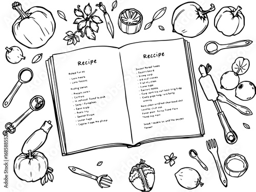 Minimilist detailed line art illustration of a gaming controller with decorative patterns and light rays around it vector