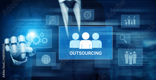 AI helps optimize outsourcing strategy by matching the right global workforce to specific tasks and analyzing productivity across external teams Vouch