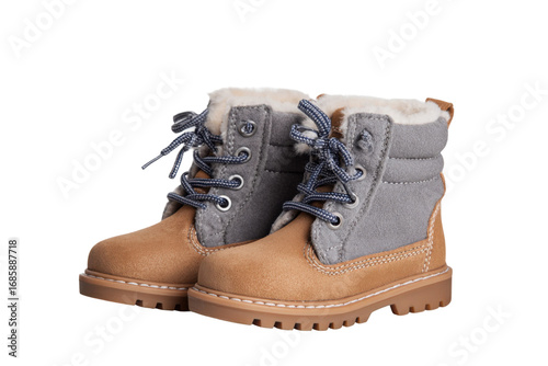 Winter boots for kids online store product image studio front view