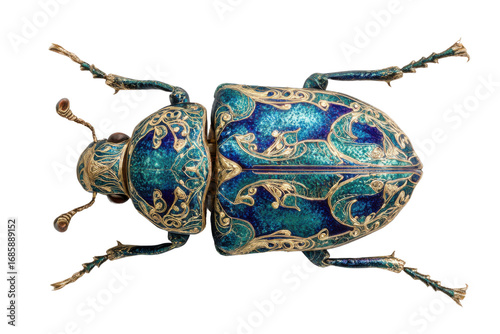 Decorative beetle art studio colorful insect photography