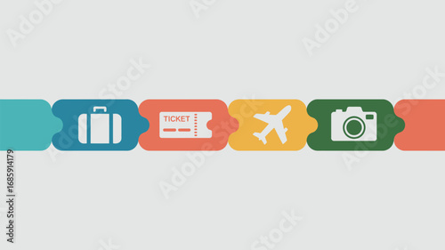Travel vacation tourism holiday journey adventure destination trip flight baggage camera
