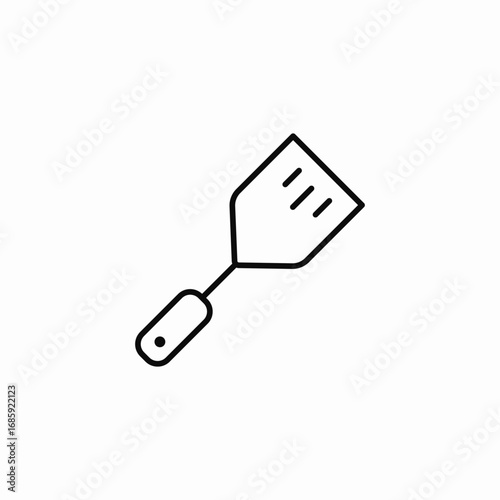 kitchen spatula icon sign vector
