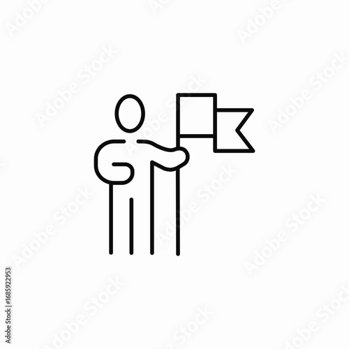 success flag icon sign vector