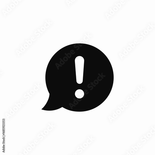 warning message notice icon sign vector