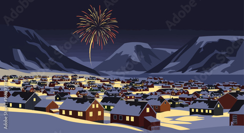 New Year in the Polar Night of Svalbard