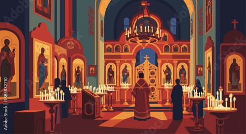 Russian Orthodox New Year's Service