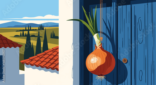 The New Year's Onion of Rebirth in Greece
