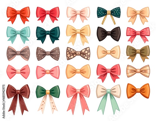 Collection of colorful bows (1)