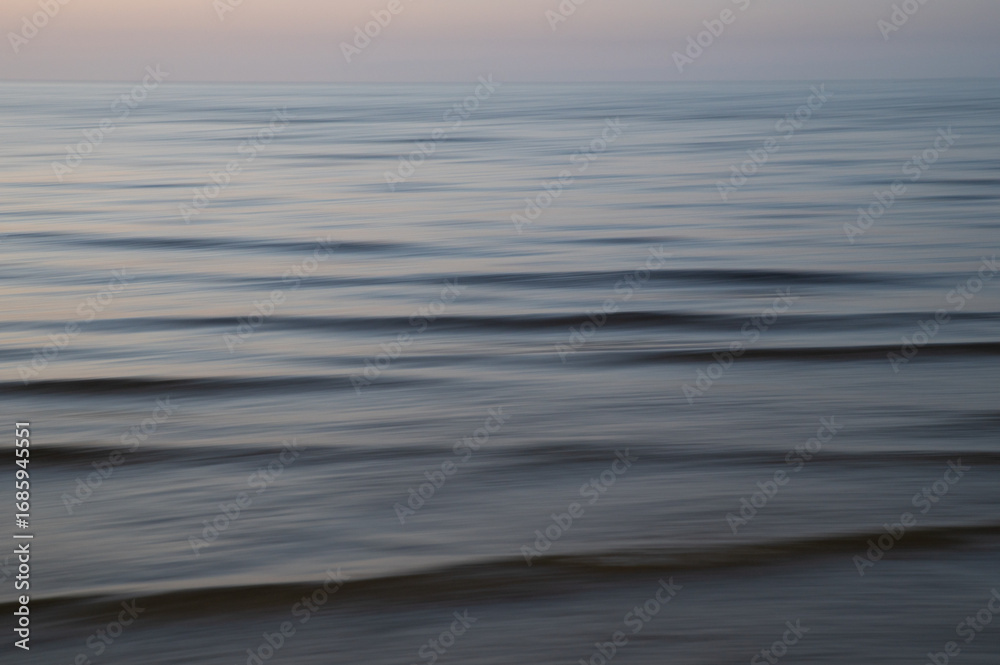 Obraz premium Artistic Blurred Background of Sea and Sky at Sunset