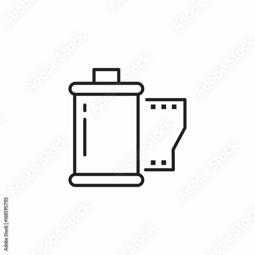 camera film icon sign vector