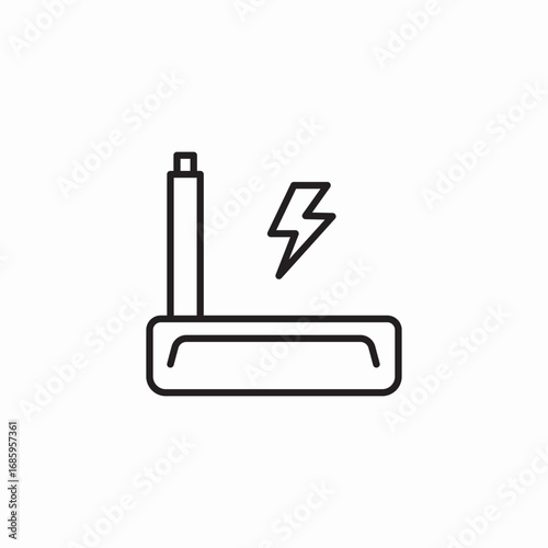 device charging icon sign vector