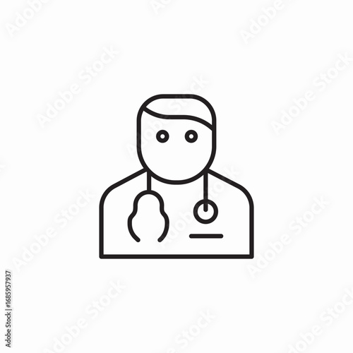 medical doctor icon sign vector