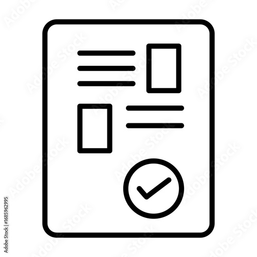 Settle vector line icon design