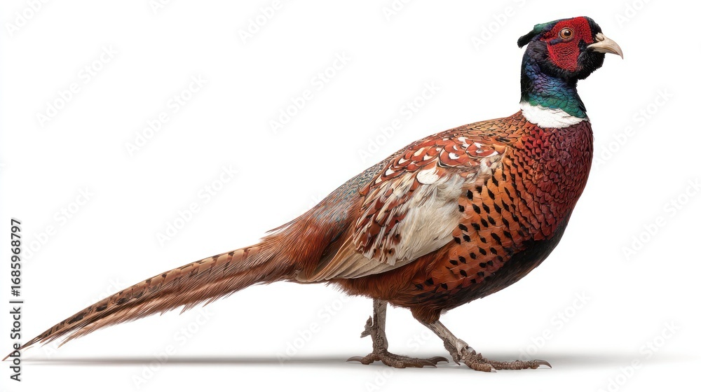 Fototapeta premium Side view of a pheasant