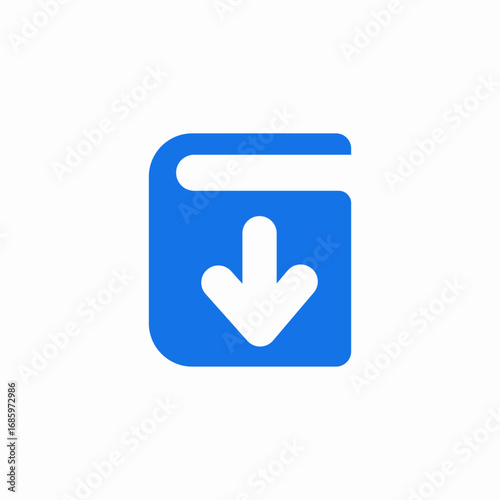 download book icon sign vector