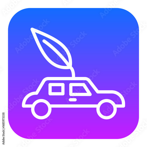 Eco Car Vector Icons