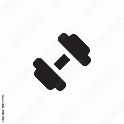 exercise dumbell lift icon sign vector