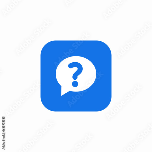 question ask section icon sign vector