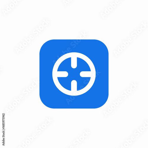 target wall icon sign vector