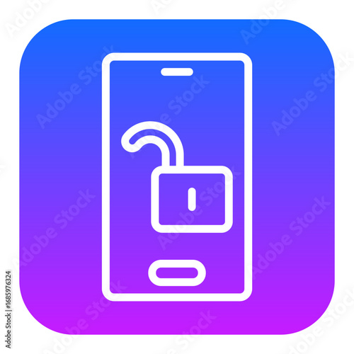 Mobile Unlock Vector Icons