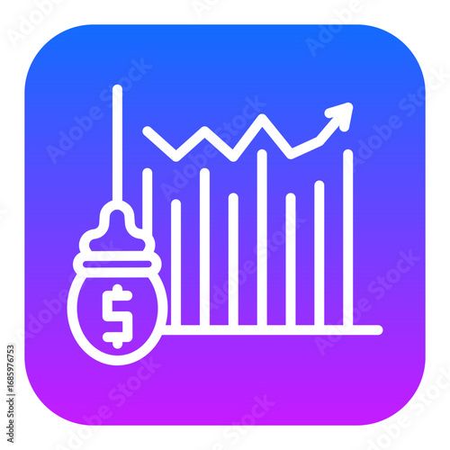 Economy Growth Vector Icons