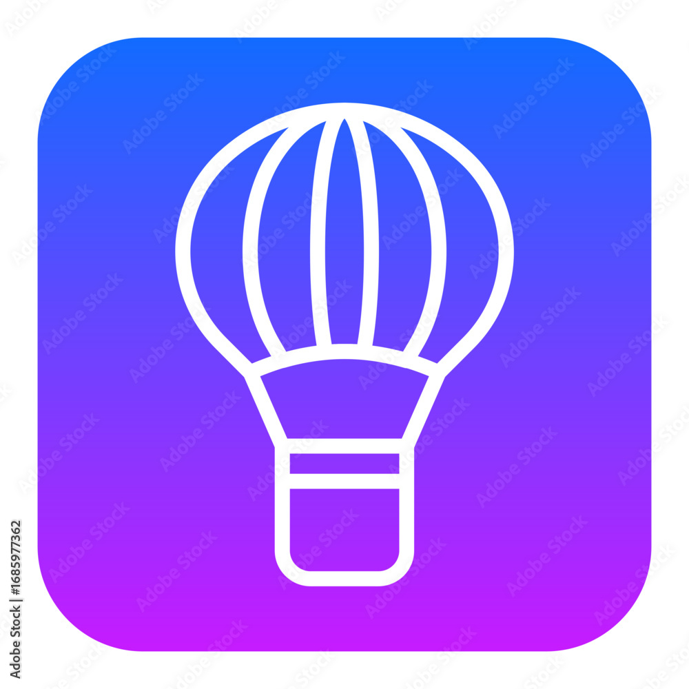 Obraz premium Air Balloon Vector Icons