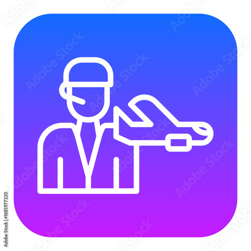 Pilot Vector Icons