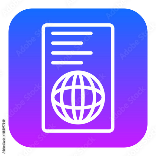 Passport Vector Icons