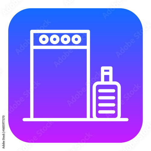 Boarding Gate Vector Icons