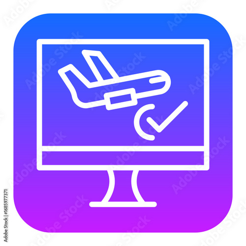 Flight Check In Vector Icons