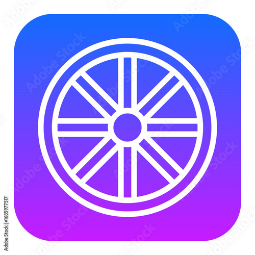 Wooden Wheel Vector Icons