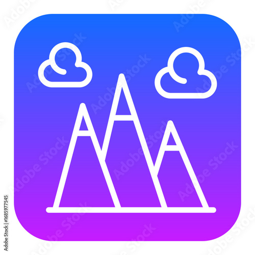 Wild Mountain Vector Icons