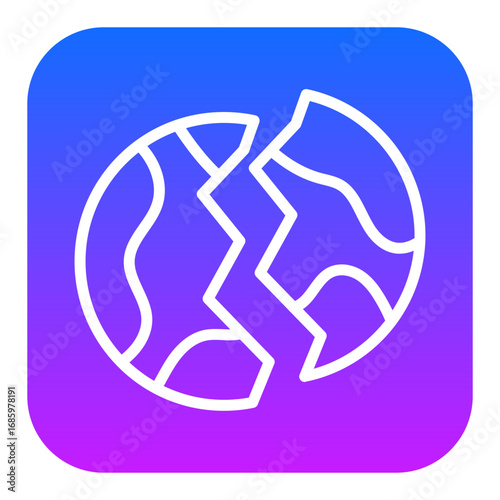 Planet Destoryed Vector Icons