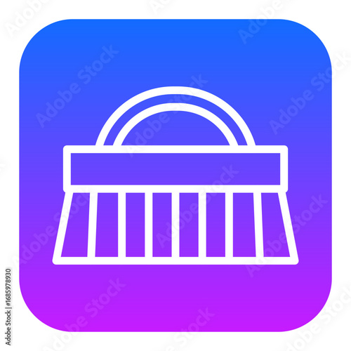 Cleaning Brush Vector Icons