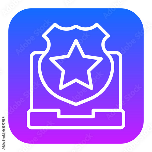 Online Police Vector Icons