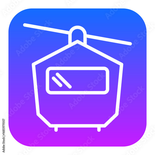 Cable Car Vector Icons