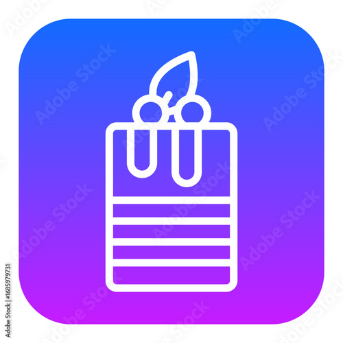 Tiramisu Vector Icons