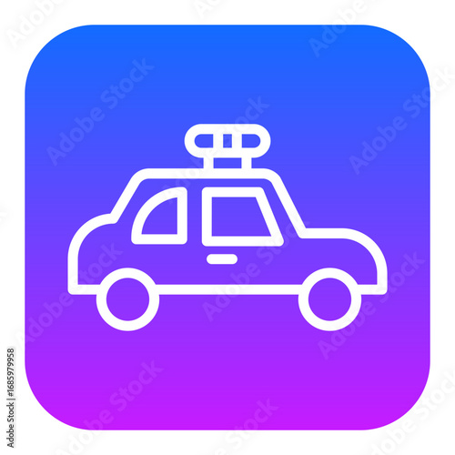 Police Car Vector Icons