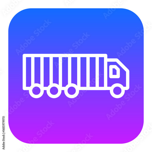 Truck Trailer Vector Icons