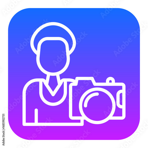 Cameraman Vector Icons