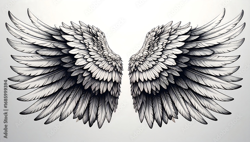 Obraz premium Detailed wings spread wide (4)