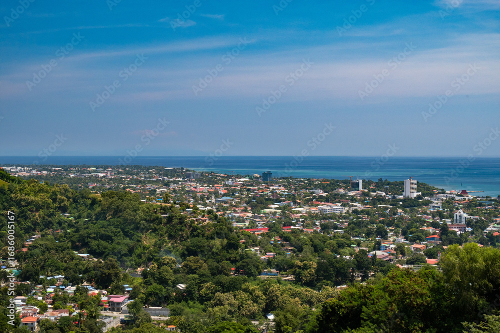 Obraz premium Dili aerial view, East Timor