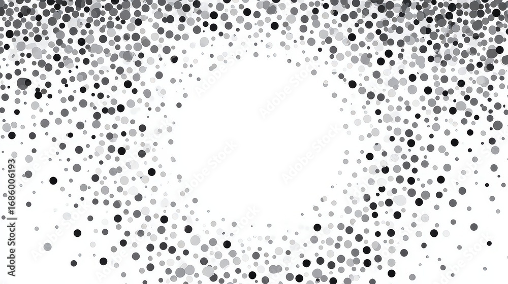 Obraz premium Abstract Geometric Shapes Pattern Grayscale Background