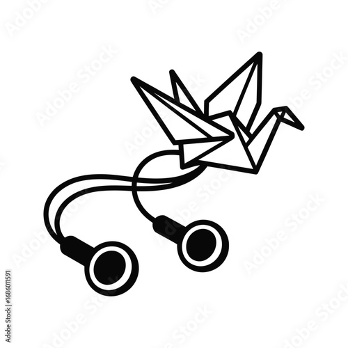 Minimalist continuous line single single minimalist subject in black and white vector outline, modern silhouette, isolated.