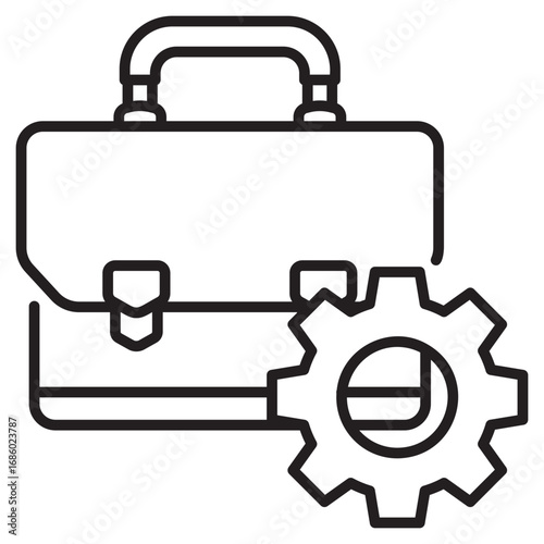 portfolio, work, showcase, project, skills, resume, CV, candidate, experience, professional, display, job, creativity, project, portfolio, work display, career, presentation ,Line,Icon