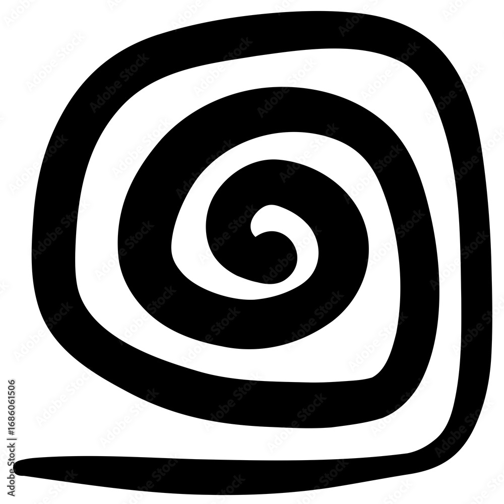 Naklejka premium hand-drawn illustration of a doodle line art with different shapes