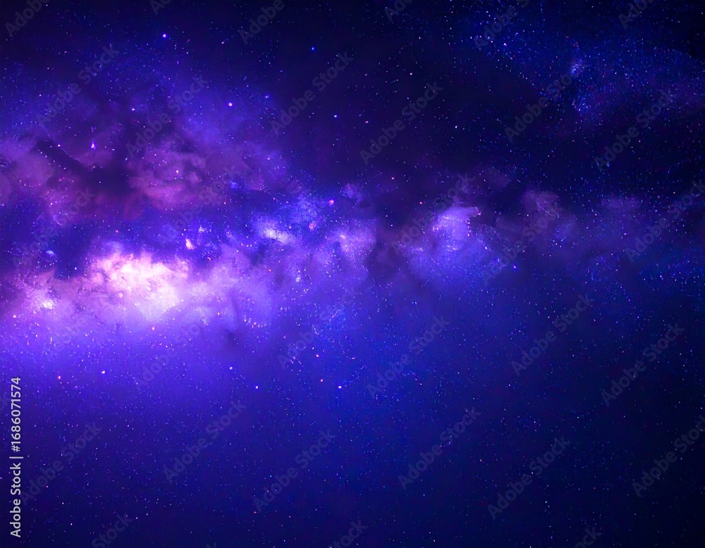 Fototapeta premium aerial view of the space center and milky way galaxy
