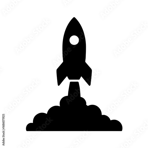Rocket taking off