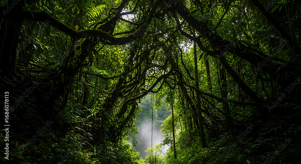 Fototapeta premium forest in the morning